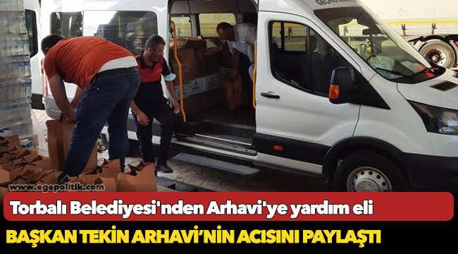 Torbalı Belediyesi’nden Arhavi’ye yardım eli