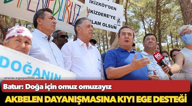 Akbelen Dayanışmasına Kıyı Ege Desteği