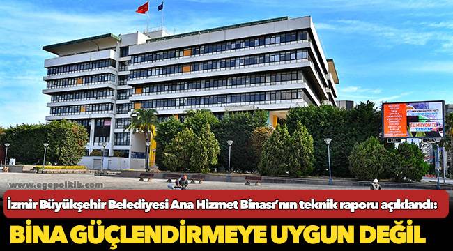 Bina güçlendirmeye uygun değil