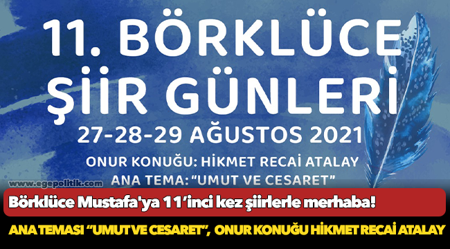 Börklüce Mustafa’ya 11’inci kez şiirlerle merhaba!