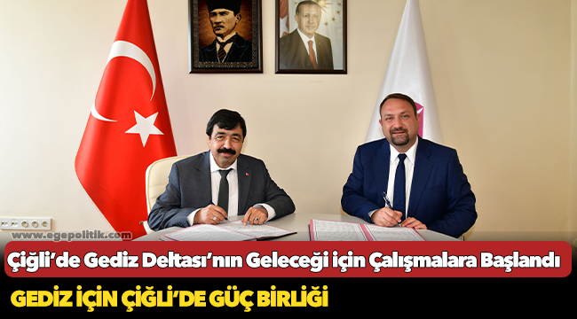 Çiğli’de Gediz Deltası’nın Geleceği için Çalışmalara Başlandı