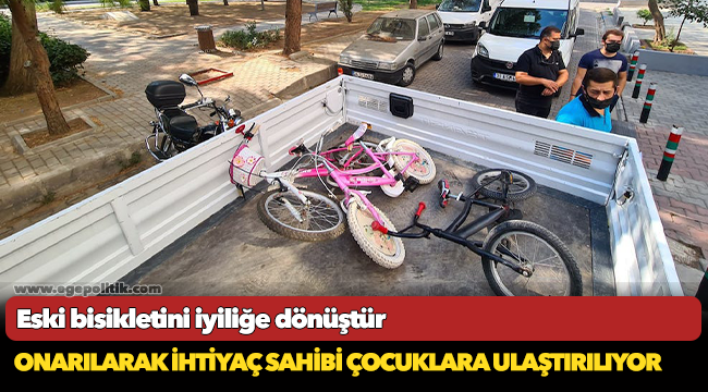 Eski bisikletini iyiliğe dönüştür