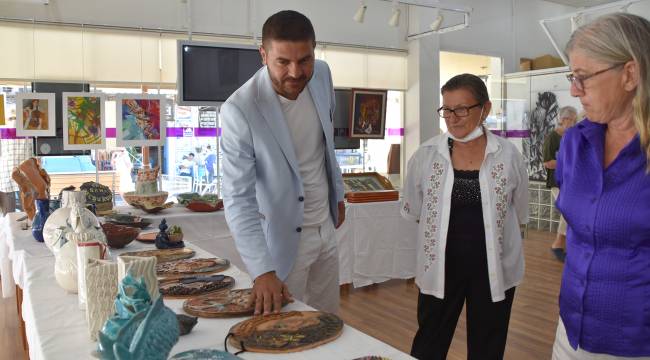 FOÇA SAKLIBAHÇE SANAT EVİ YENİ SERGİ AÇTI