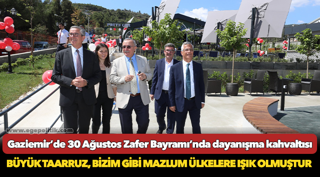 Gaziemir’de 30 Ağustos Zafer Bayramı’nda dayanışma kahvaltısı