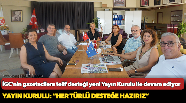İGC’nin gazetecilere telif desteği yeni Yayın Kurulu ile devam ediyor