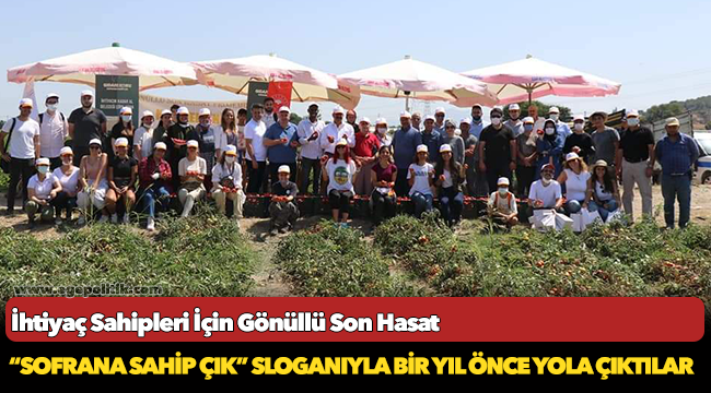 İhtiyaç Sahipleri İçin Gönüllü Son Hasat