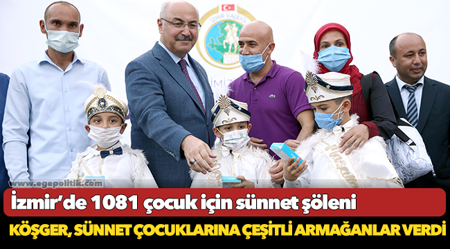 İzmir’de 1081 çocuk için sünnet şöleni