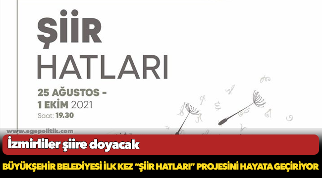 İzmirliler şiire doyacak