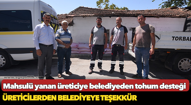 Üreticiden Torbalı Belediyesi’ne teşekkür