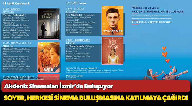 Akdeniz Sinemaları İzmir’de Buluşuyor