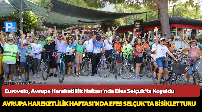 Avrupa Hareketlilik Haftası’nda Efes Selçuk’ta Bisiklet Turu