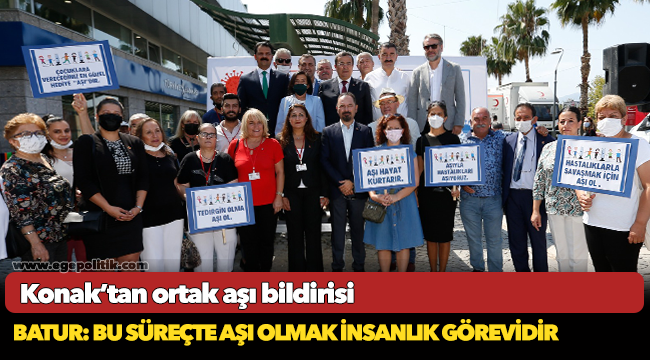 Batur: Bu süreçte aşı olmak insanlık görevidir