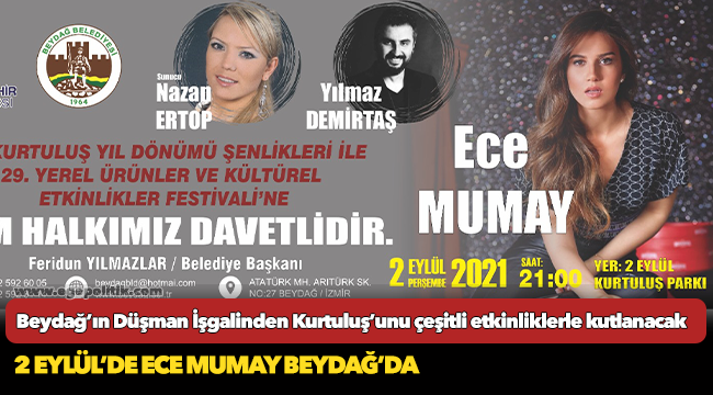 Beydağ’ın Kurtuluşu Konserlerle Kutlanacak