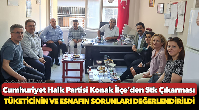 Cumhuriyet Halk Partisi Konak İlçe’den Stk Çıkarması