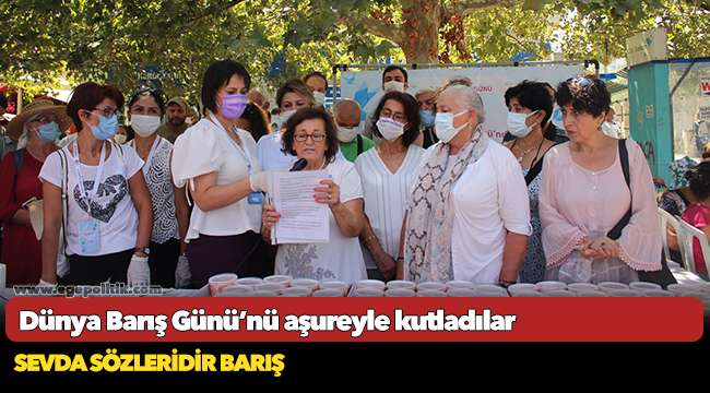 Dünya Barış Günü’nü aşureyle kutladılar