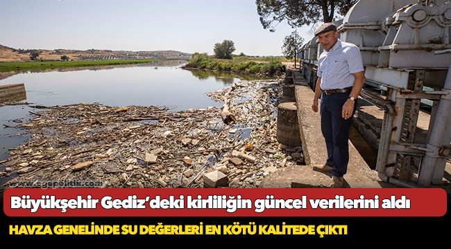 Havza genelinde su değerleri en kötü kalitede çıktı