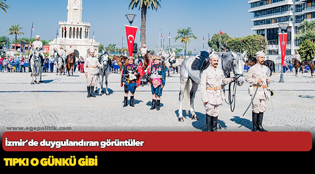 İzmir’de duygulandıran görüntüler
