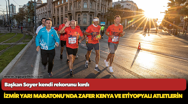 İzmir Yarı Maratonu'nda zafer Kenya ve Etiyopyalı atletlerin
