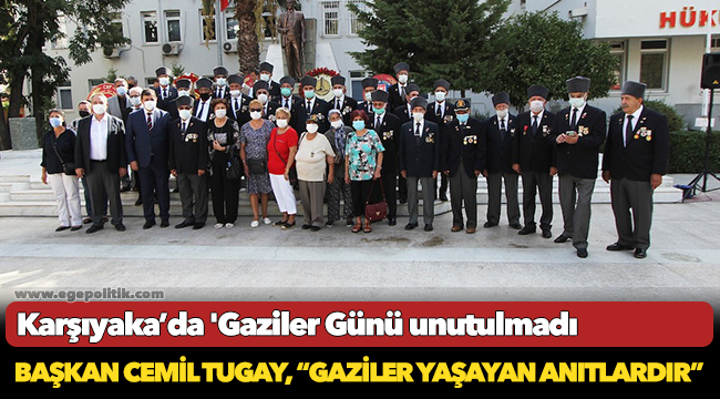 Karşıyaka’da ‘Gaziler Günü’ unutulmadı