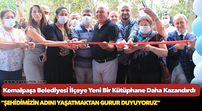 Kemalpaşa Belediyesi İlçeye Yeni Bir Kütüphane Daha Kazandırdı