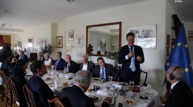Kılıçdaroğlu AB ülkelerinin büyükelçileri ile buluştu