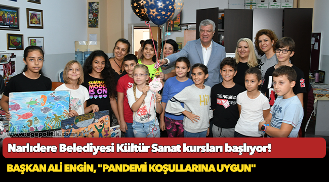 Narlıdere Belediyesi Kültür Sanat kursları başlıyor!