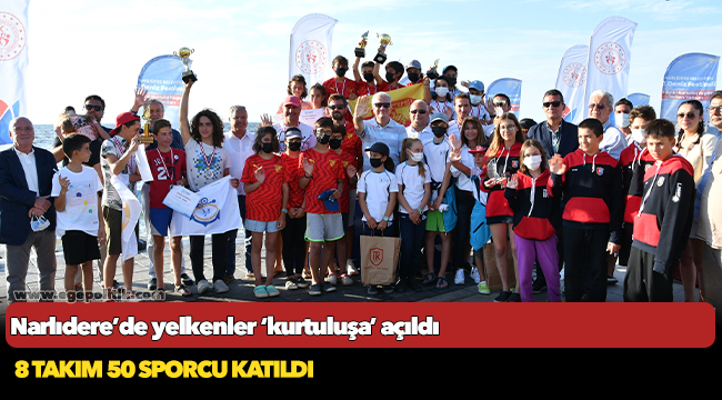 Narlıdere’de yelkenler ‘kurtuluşa’ açıldı