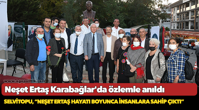 Neşet Ertaş Karabağlar'da özlemle anıldı