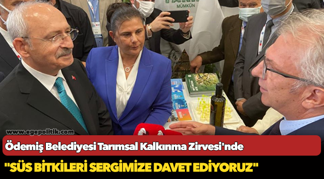 Ödemiş Belediyesi Tarımsal Kalkınma Zirvesi'nde