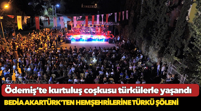 Ödemiş’te kurtuluş coşkusu türkülerle yaşandı