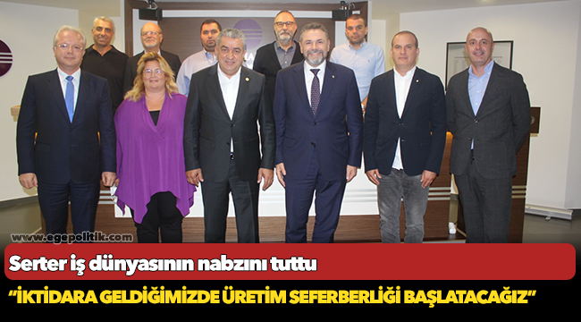 Serter iş dünyasının nabzını tuttu