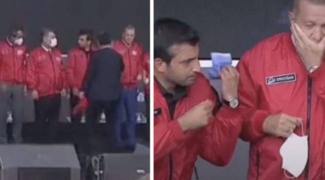 TEKNOFEST'te maske krizi: Damat istedi, Fahrettin Koca reddetti