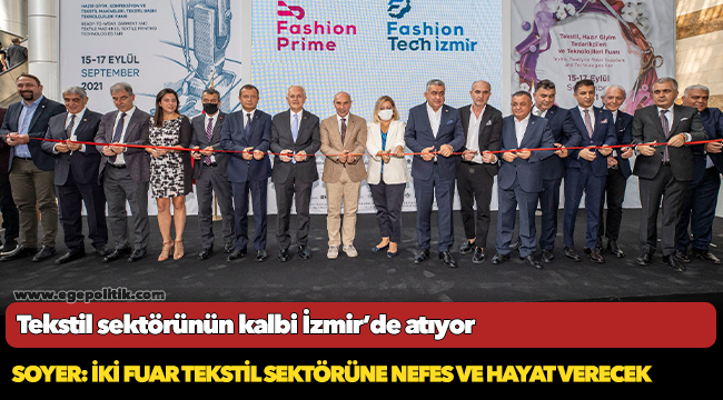 Tekstil sektörünün kalbi İzmir’de atıyor