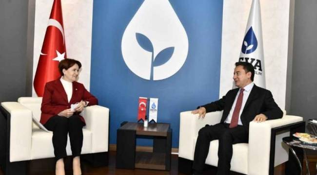 Akşener-Babacan buluşması: 'Özlediğimiz tablo birbirinden farklı değil'