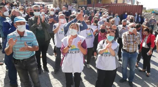 Aliağalılar yeni cüruf tesisini engelledi