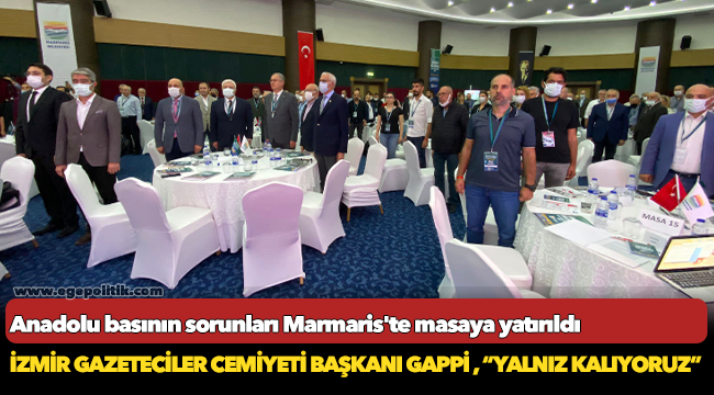 Anadolu basının sorunları Marmaris'te masaya yatırıldı