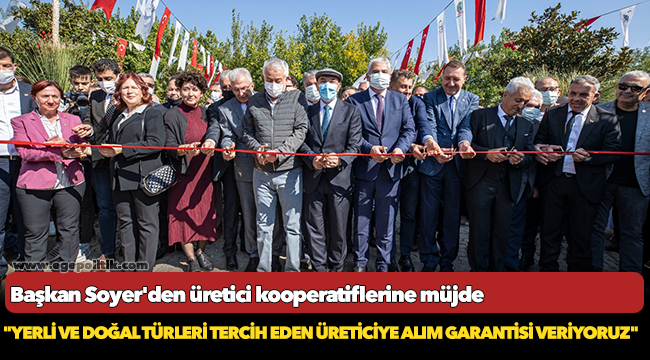 Başkan Soyer'den üretici kooperatiflerine müjde