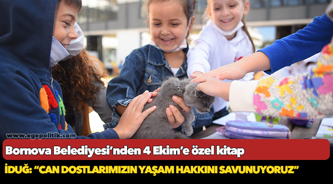 Bornova Belediyesi’nden 4 Ekim’e özel kitap