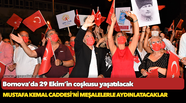 Bornova’da 29 Ekim’in coşkusu yaşatılacak