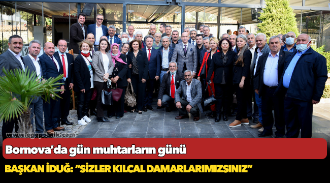 Bornova’da gün muhtarların günü