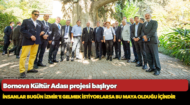 Bornova Kültür Adası projesi başlıyor