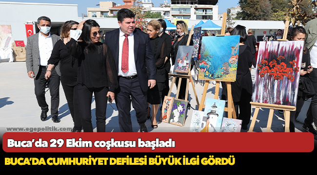 Buca’da 29 Ekim coşkusu başladı