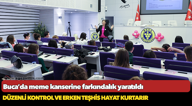 Buca’da meme kanserine farkındalık yaratıldı