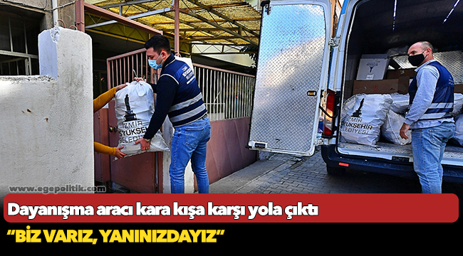 Dayanışma aracı kara kışa karşı yola çıktı