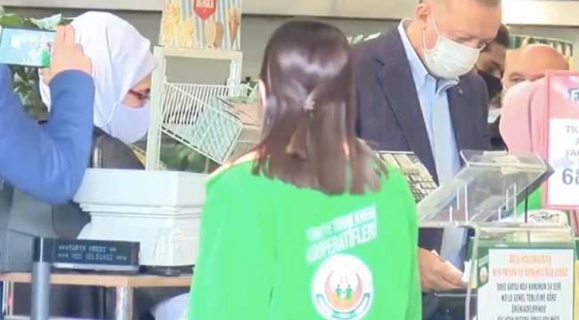 Erdoğan, 'Tarım Kredi Kooperatifi marketinde fiyatlar gayet uygun'