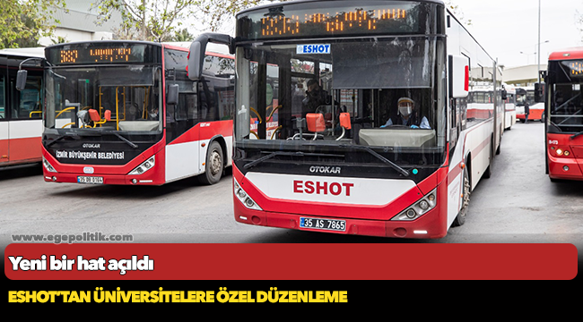 ESHOT’tan üniversitelere özel düzenleme