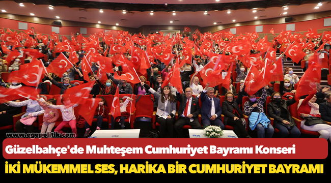 Güzelbahçe’de 98. Yıl Coşkusu Yaşandı