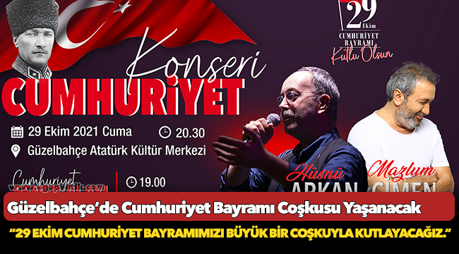 Güzelbahçe’de Cumhuriyet Bayramı Coşkusu Yaşanacak