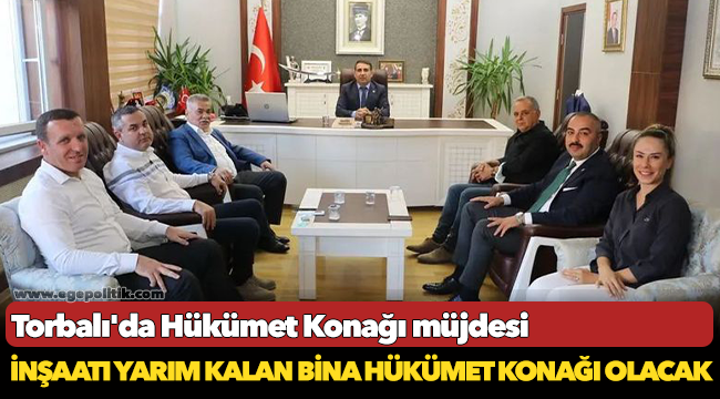 İnşaatı yarım kalan bina Hükümet Konağı olacak