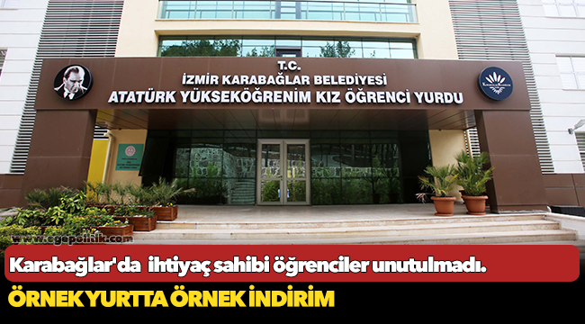 Karabağlar'da  ihtiyaç sahibi öğrenciler unutulmadı.